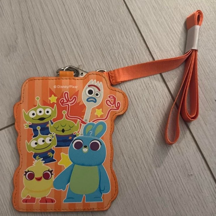 Toystory kaarthoes met nekband, Verzamelen, Disney, Ophalen of Verzenden, Overige figuren, Zo goed als nieuw, Overige typen
