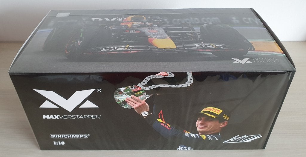 GP Emilia-Romagna 2022 Max Verstappen MiniChamps 1:18 NIEUW, Hobby en Vrije tijd, Modelauto's | 1:18, Ophalen of Verzenden, Nieuw