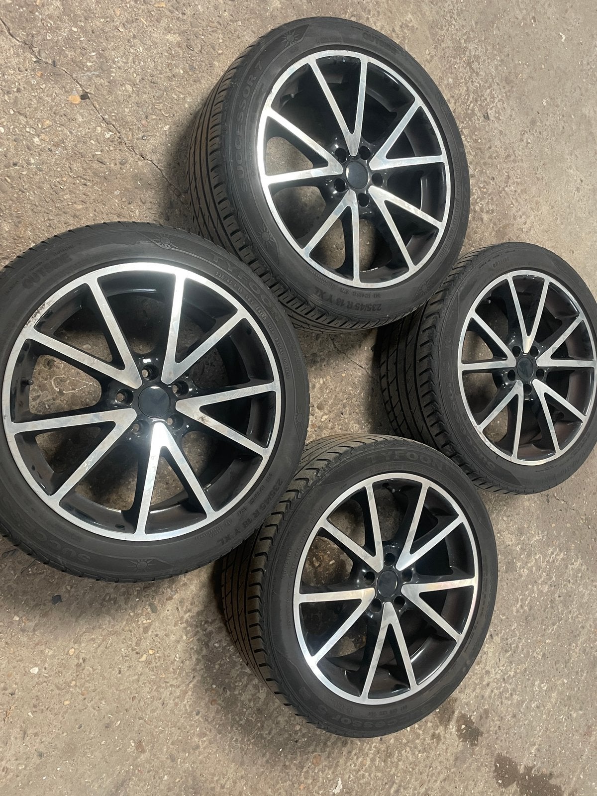 Ford volvo velgen 18 inch 8J 5x108 et 45, Ophalen, 18 inch, Velg(en), 235 mm