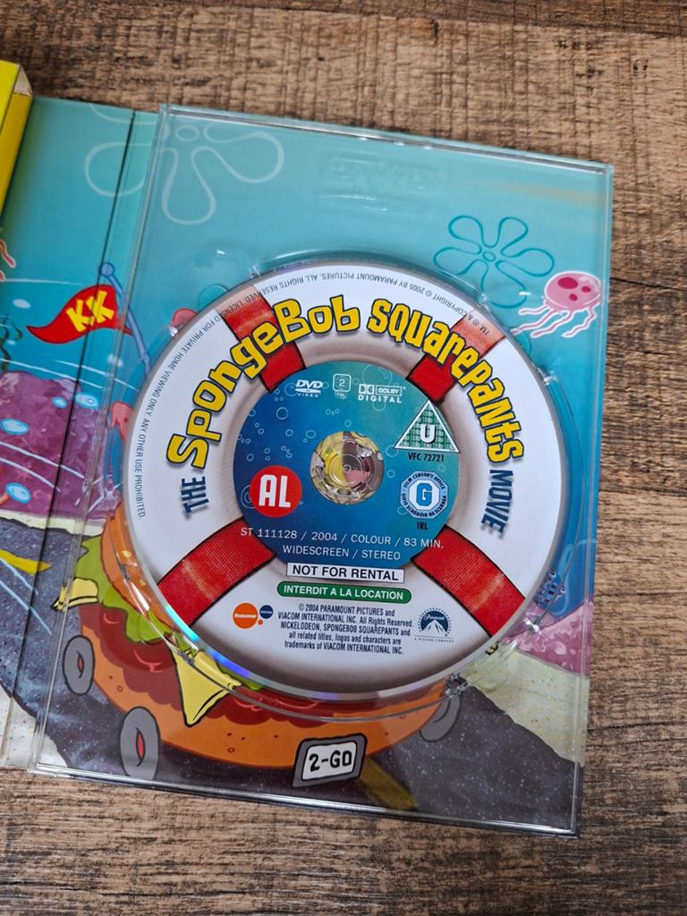 SpongeBob SquarePants De Film DVD, Cd's en Dvd's, Gebruikt, Alle leeftijden, Ophalen of Verzenden, Komedie