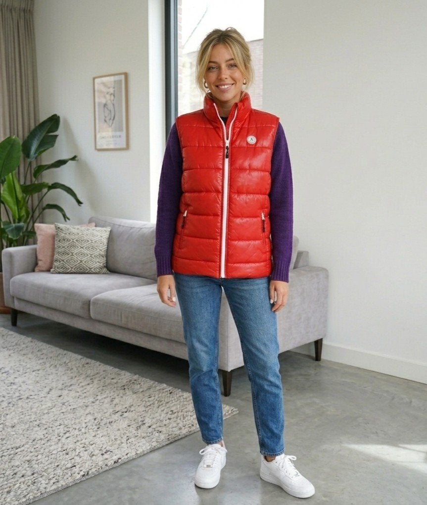 Gaastra bodywarmer rood - Maat M, Ophalen of Verzenden, Zo goed als nieuw, Gaastra, Jongen of Meisje