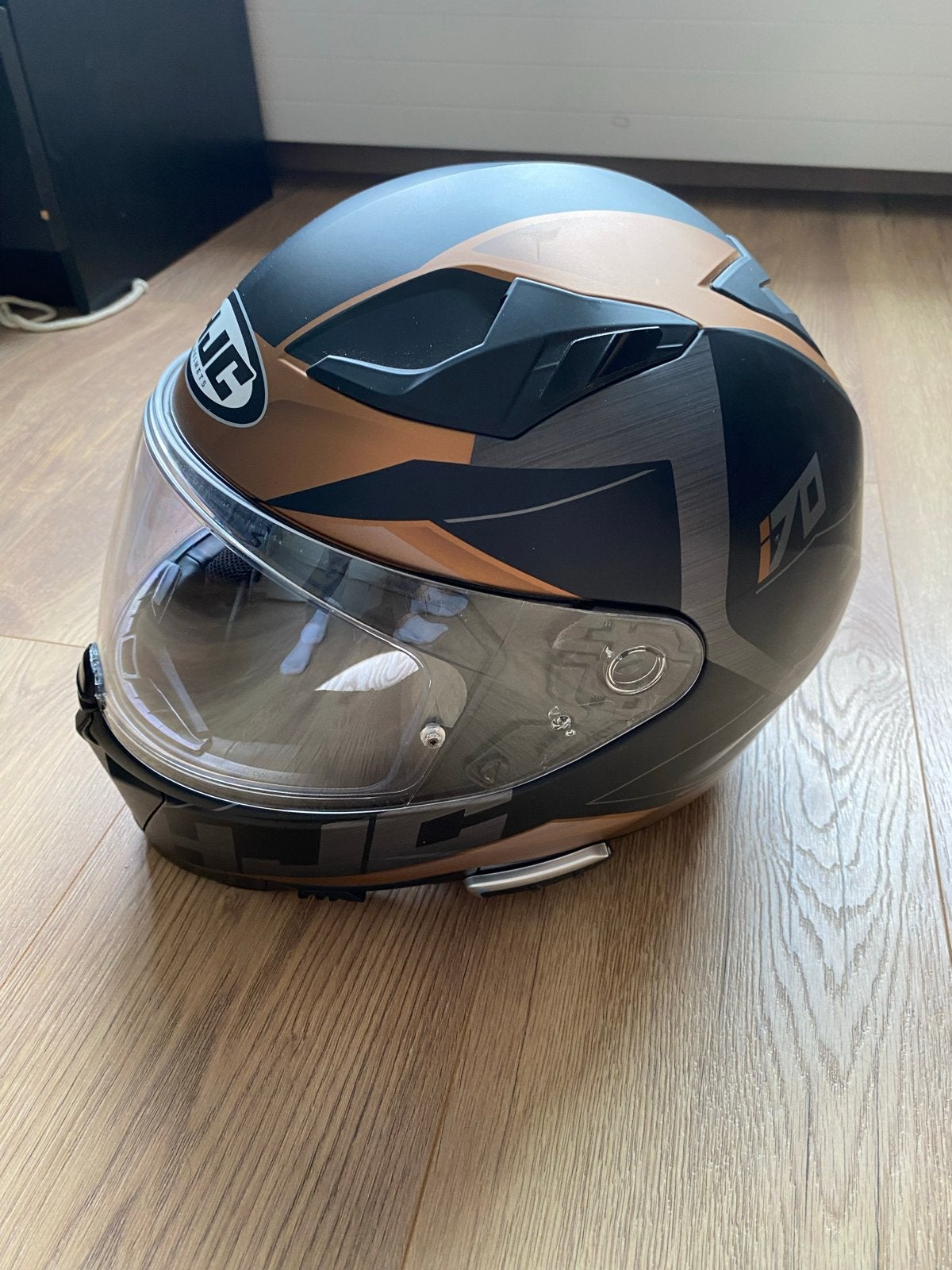 HJC i70 Integraalhelm - Maat L (60) met cardo packtalk slim, Motoren, Heren, HJC, Ophalen of Verzenden, Integraalhelm