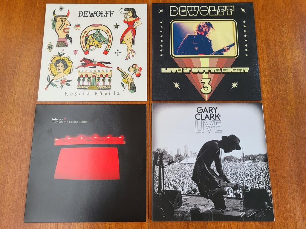 Set vinyl Dewolff, Gary Clarck Jr., Cd's en Dvd's, Vinyl | Rock, Zo goed als nieuw, Alternative, 12 inch, Ophalen of Verzenden