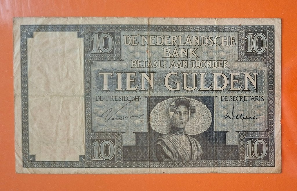 Bankbiljet 10 gld.1931 Zeeuws Meisje, 3 letters, cat. PL35.c, Verzenden, 10 gulden, Los biljet