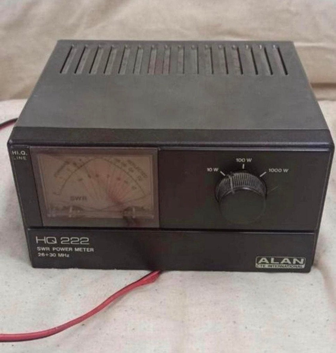 Alan HQ 222 SWR Powermeter 26-30 MHz - Goede staat, Telecommunicatie, Ophalen, Gebruikt