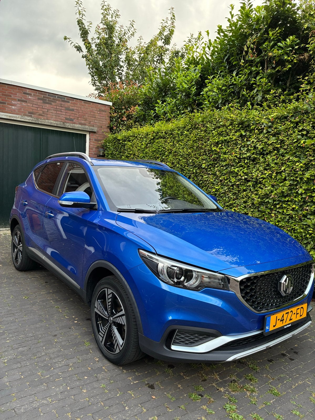MG ZS Electric 143pk 2020 Blauw, Auto's, MG, Bluetooth, Zwart, 143 pk, 38 min