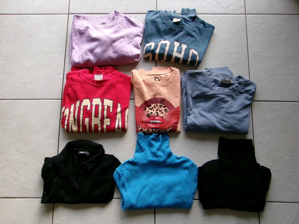 pakket dames truien hoodies sweaters maat M 8 stuks, Ophalen of Verzenden, Zo goed als nieuw, Maat 38/40 (M), Meerkleurig
