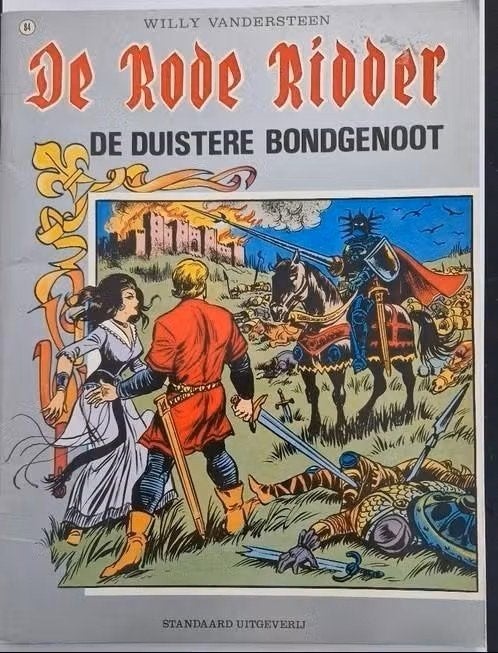 De Rode Ridder - Willy van der Steen - nr.84, Gelezen, Willy Vandersteen, Eén stripboek, Ophalen of Verzenden