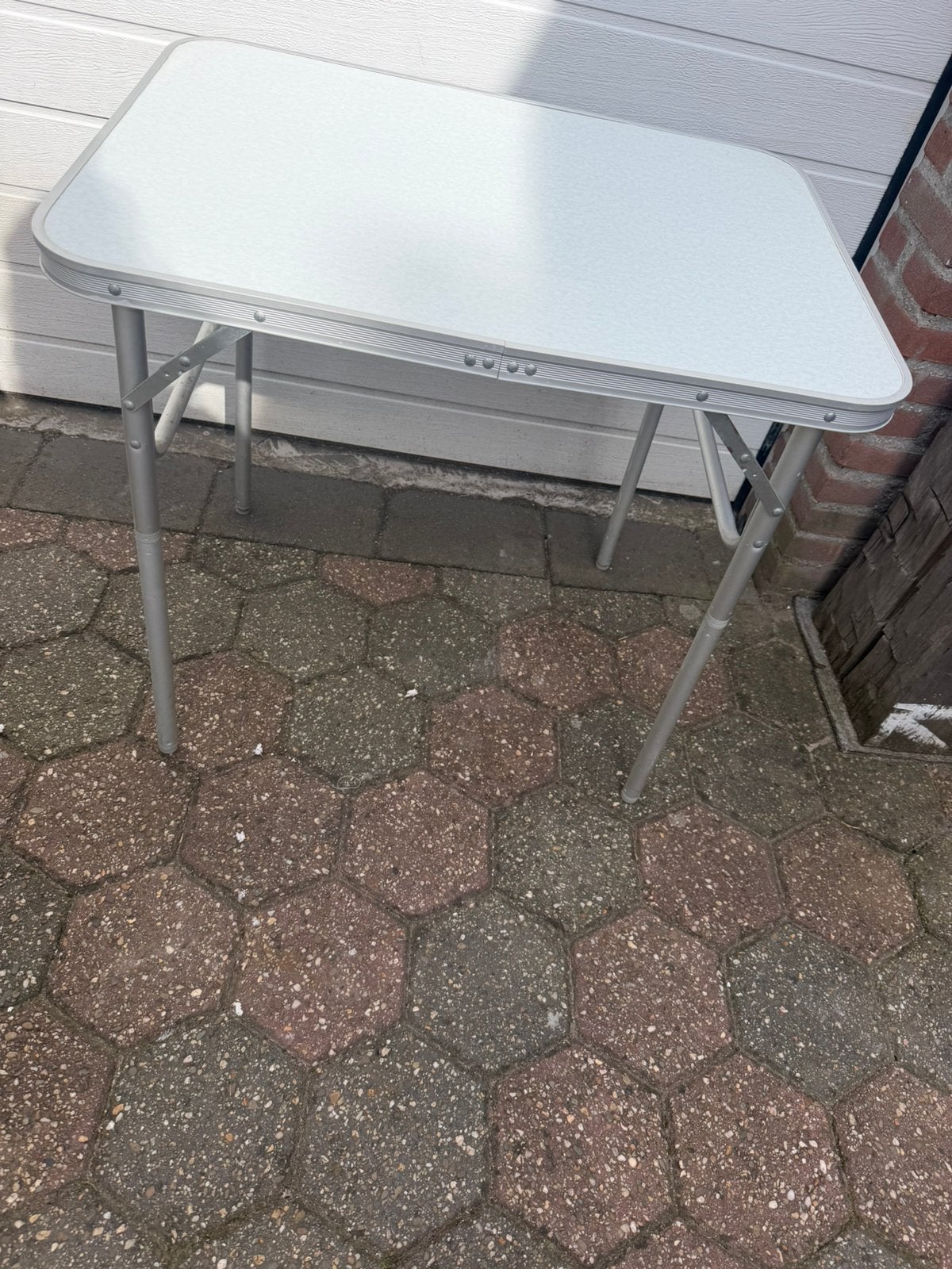 Tafel aluminium campingtafel, Caravans en Kamperen, Kampeermeubelen, Ophalen of Verzenden, Campingtafel