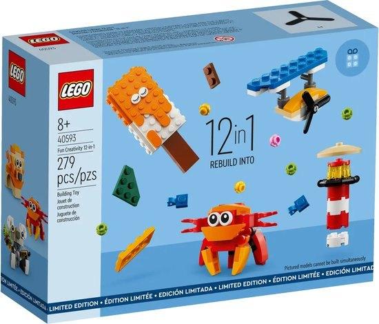 Lego 40593 12-in-1 creatief bouwplezier NIEUW, Lego, Lego, Nieuw, Ophalen of Verzenden