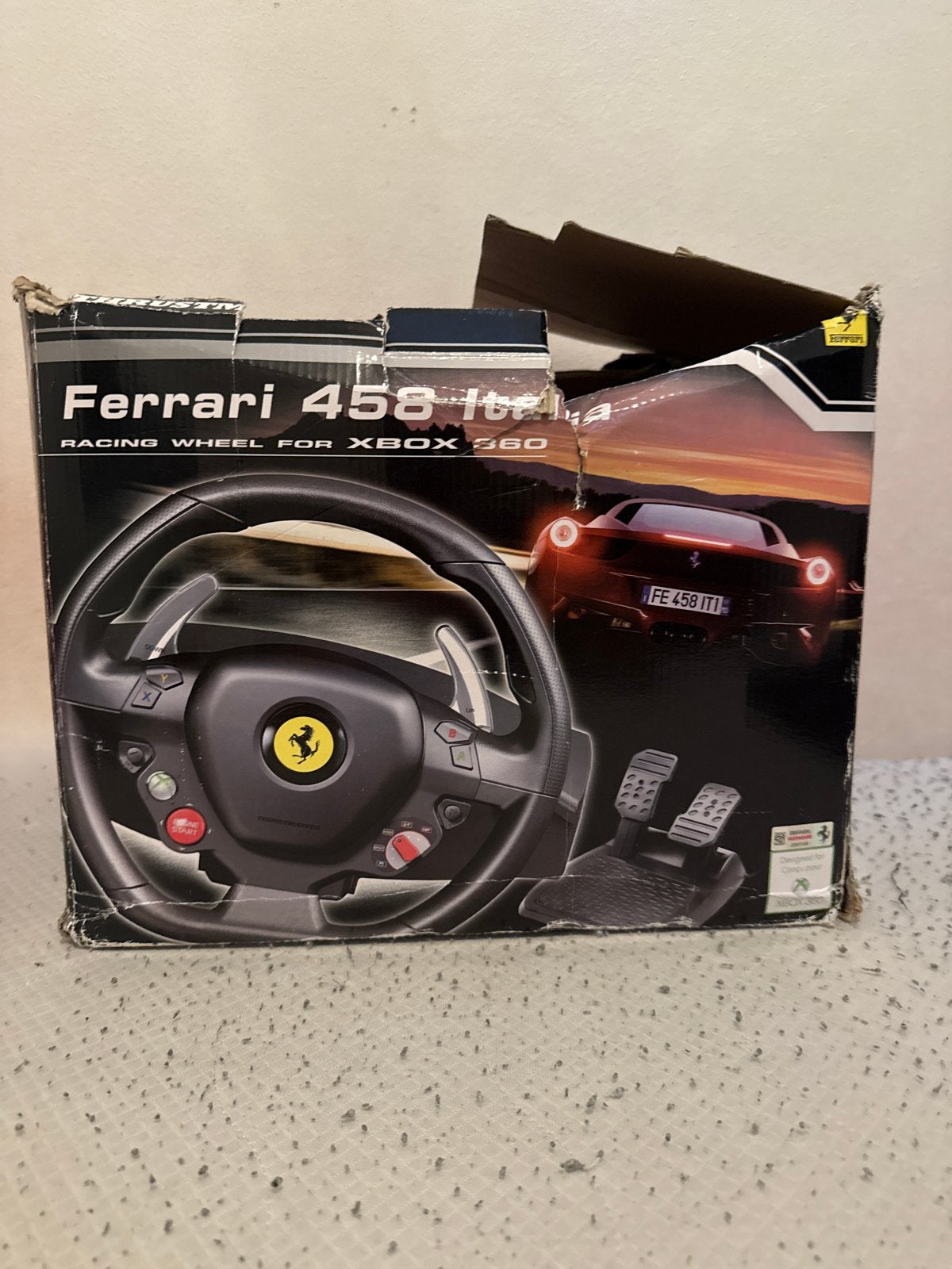 Ferrari 458 Italia Racing Wheel voor Xbox 360 en pc, Ophalen of Verzenden, Gebruikt, Stuurtje of Sportattribuut, Xbox 360
