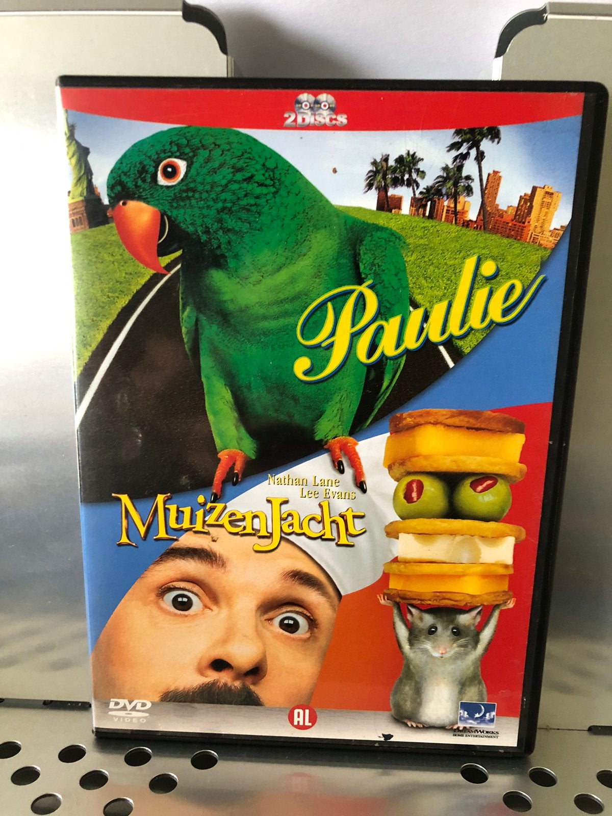 [DVD] Paulie - Muizenjacht - Nederlands, Cd's en Dvd's, Alle leeftijden, Ophalen of Verzenden, Zo goed als nieuw