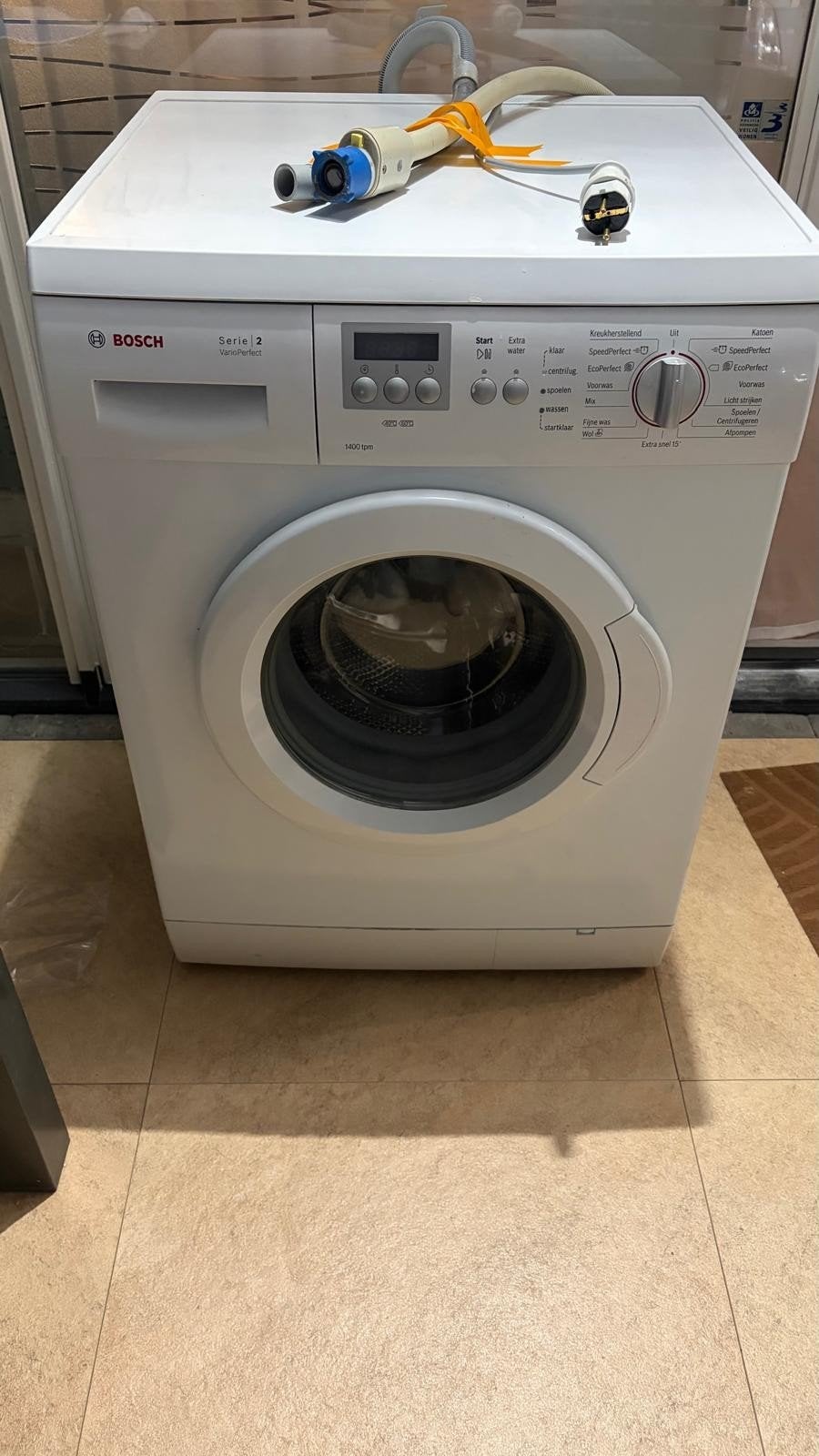Bosch Serie 2 WAE28266NL Wasmachine - 6kg, A+++, 1400rpm, Witgoed en Apparatuur, Wasmachines, Ophalen, Gebruikt, Energieklasse A of zuiniger