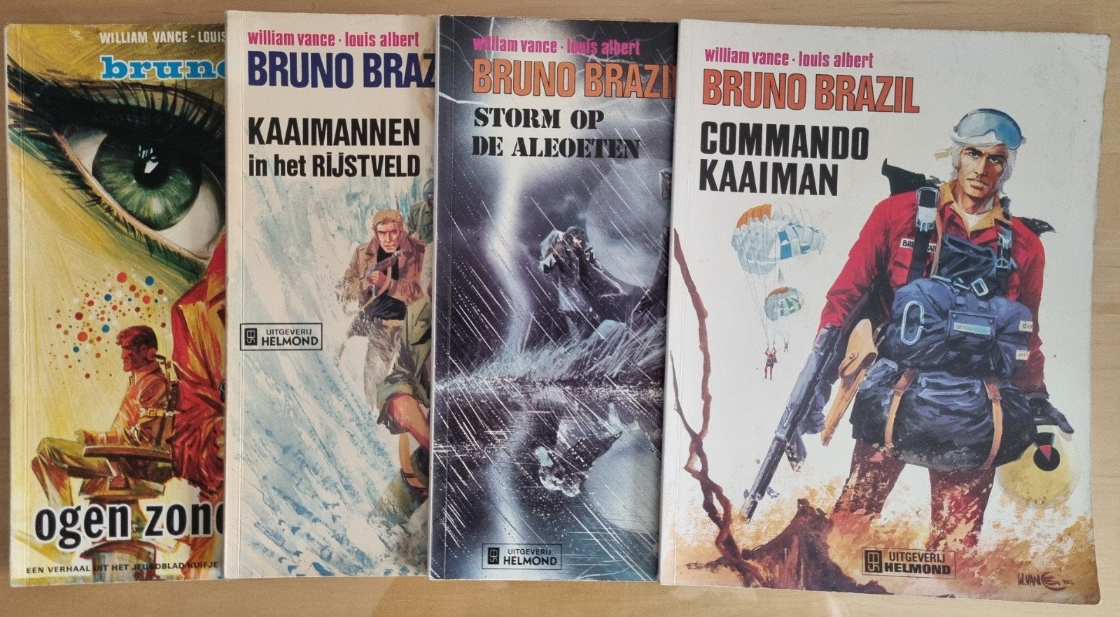 Bruno Brazil  bundel (4x), Boeken, Meerdere stripboeken, Ophalen of Verzenden, Gelezen