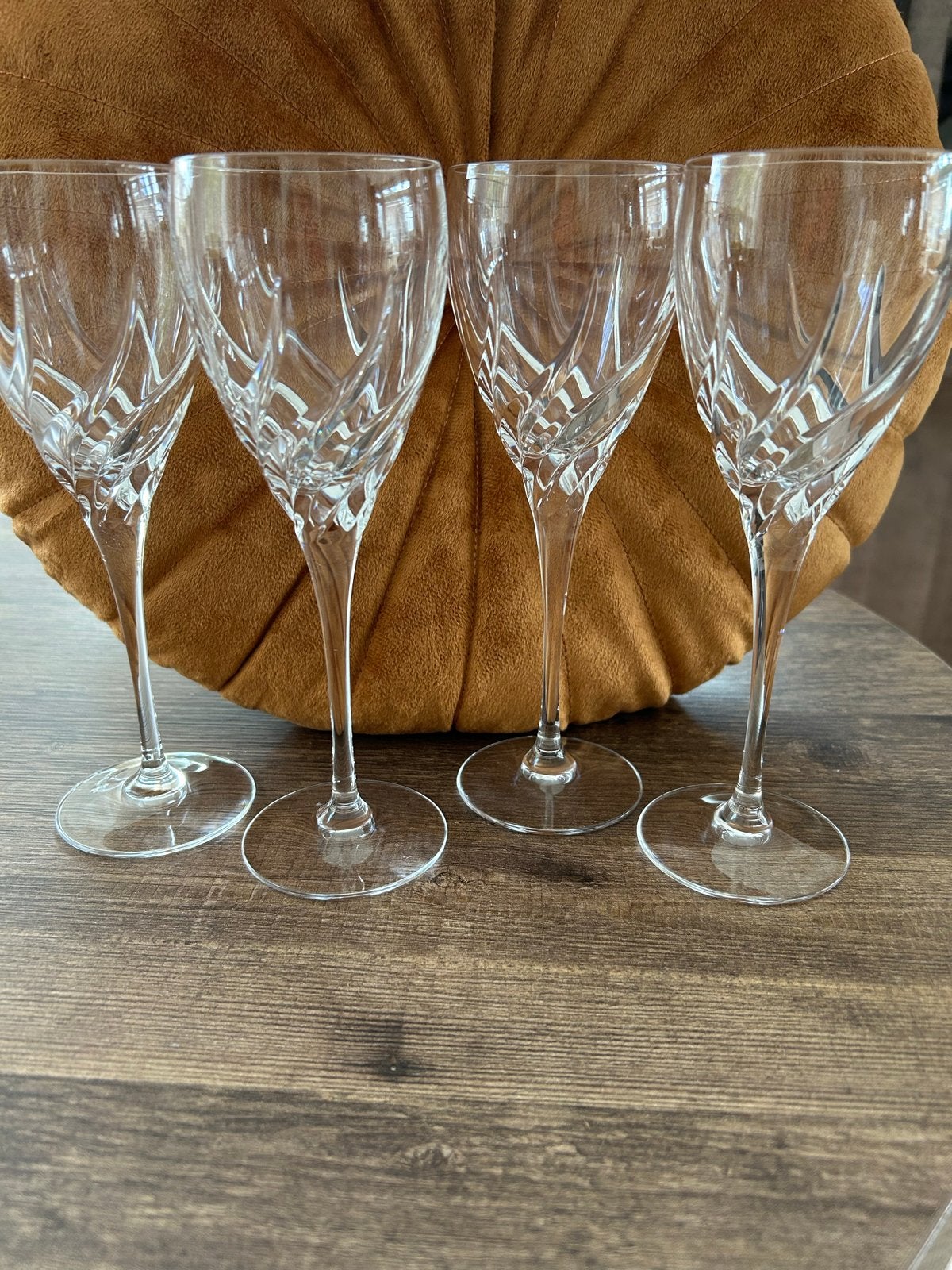 Wedgwood Toscane wijnglazen - set van 4, Antiek en Kunst, Antiek | Glas en Kristal, Ophalen of Verzenden