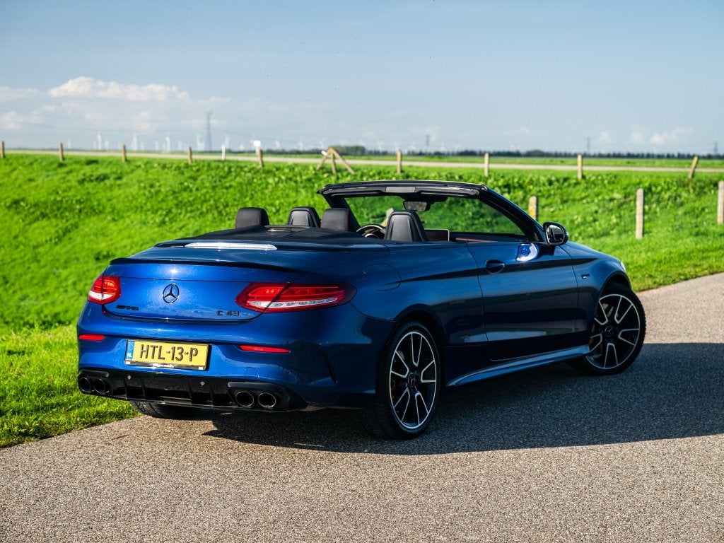 Mercedes-Benz C-Klasse C43 AMG 4MATIC Cabrio Schaalstoel Car, Auto's, Automaat, Gebruikt, Cabriolet, Adaptive Cruise Control