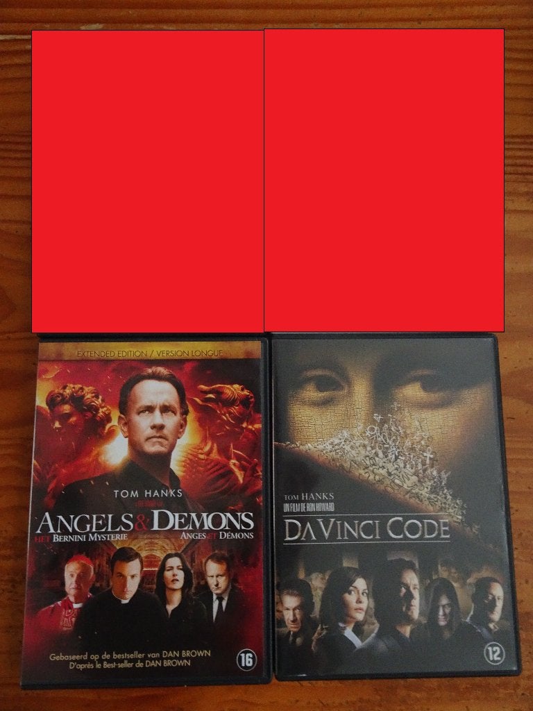 Dvds Tom Hanks: The Davinci Code + Angels & Demons, Alle leeftijden, Ophalen of Verzenden, Zo goed als nieuw