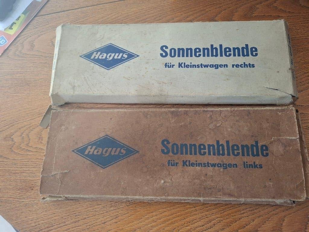 2 prachtige zonnekleppen voor een oldtimer, Ophalen of Verzenden, Nieuw, Oldtimer onderdelen