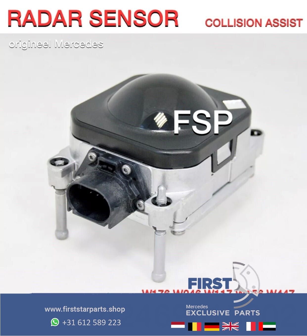 A2469013602 RADAR SENSOR W176 W246 W117 W156 W447 W205 W166, Auto-onderdelen, Gebruikt, -, Ophalen of Verzenden, -