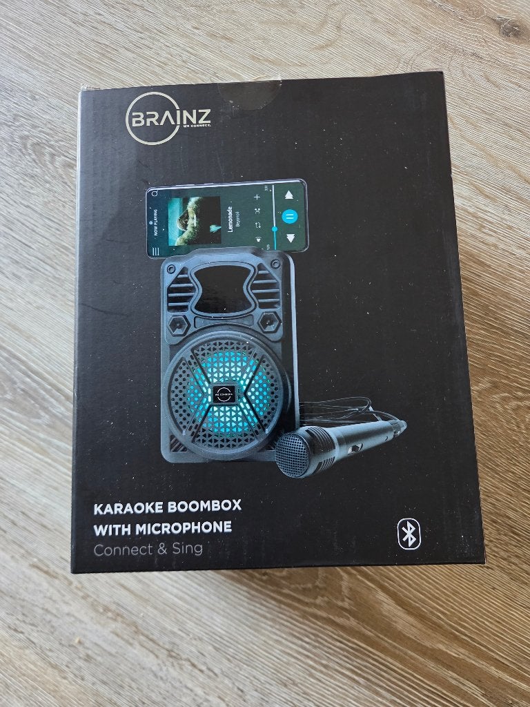 Karaoke boombox, Ophalen of Verzenden, Nieuw, Complete set