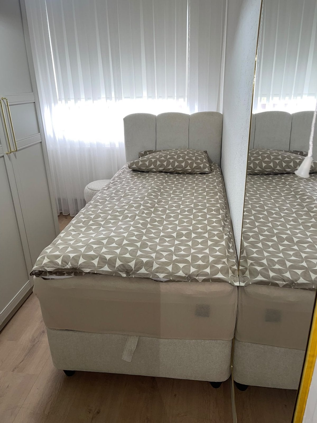 NIEUW eenpersoonsbed 90x200 cm met nieuwe matras, Ophalen, 90 cm, Eenpersoons, Nieuw