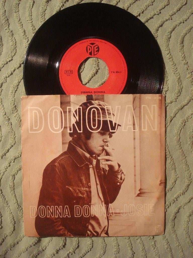 Donovan 7" Vinyl Single: ‘Donna Donna’ (Denemarken), Ophalen of Verzenden, Gebruikt, Pop