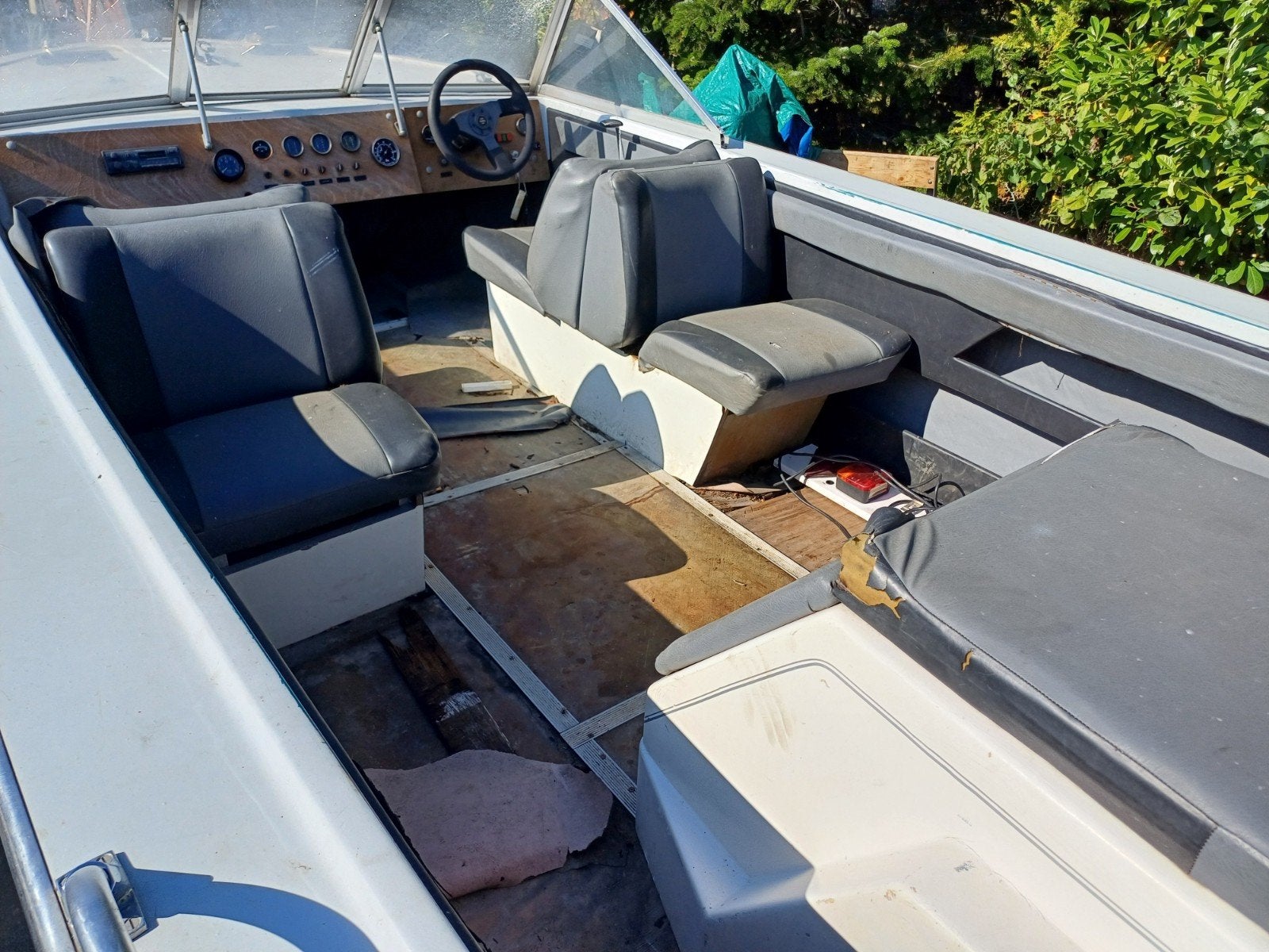 Glastron 5.5 mtr met 165 pk inboard inclusief trailer, Watersport en Boten, Overige merken, Gebruikt, Binnenboordmotor, Trailer