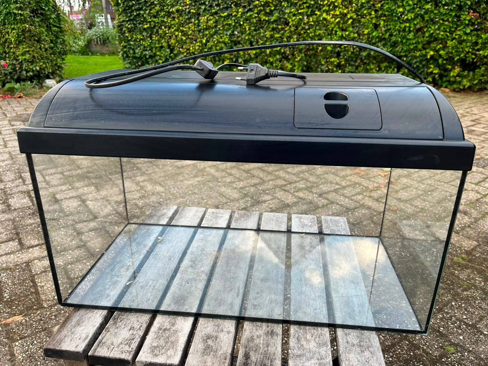 Waterhome aquarium 60x30x30 cm – 54 liter – met lichtkap, Dieren en Toebehoren, Ophalen, Gebruikt, Overige merken, Inclusief deksel
