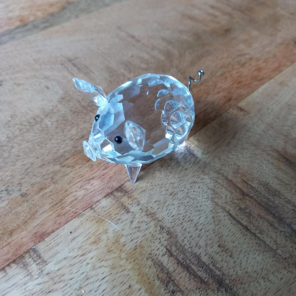 Swarovski Biggetje, Ophalen of Verzenden, Zo goed als nieuw, Figuurtje