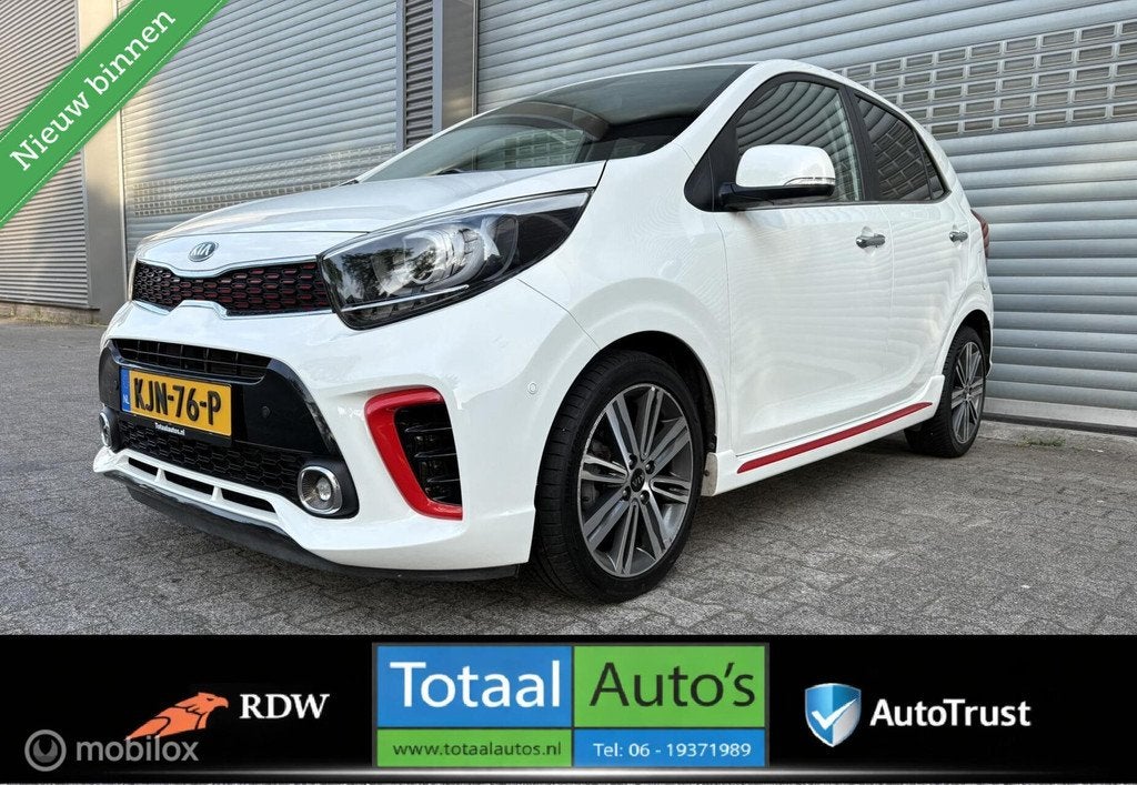 Kia Picanto 1.0 T-GDI GT-Line, NAVI*APPLE*LEDER*CAMERA, Auto's, Kia, Bedrijf, Te koop, Picanto, ABS, Achteruitrijcamera, Airbags