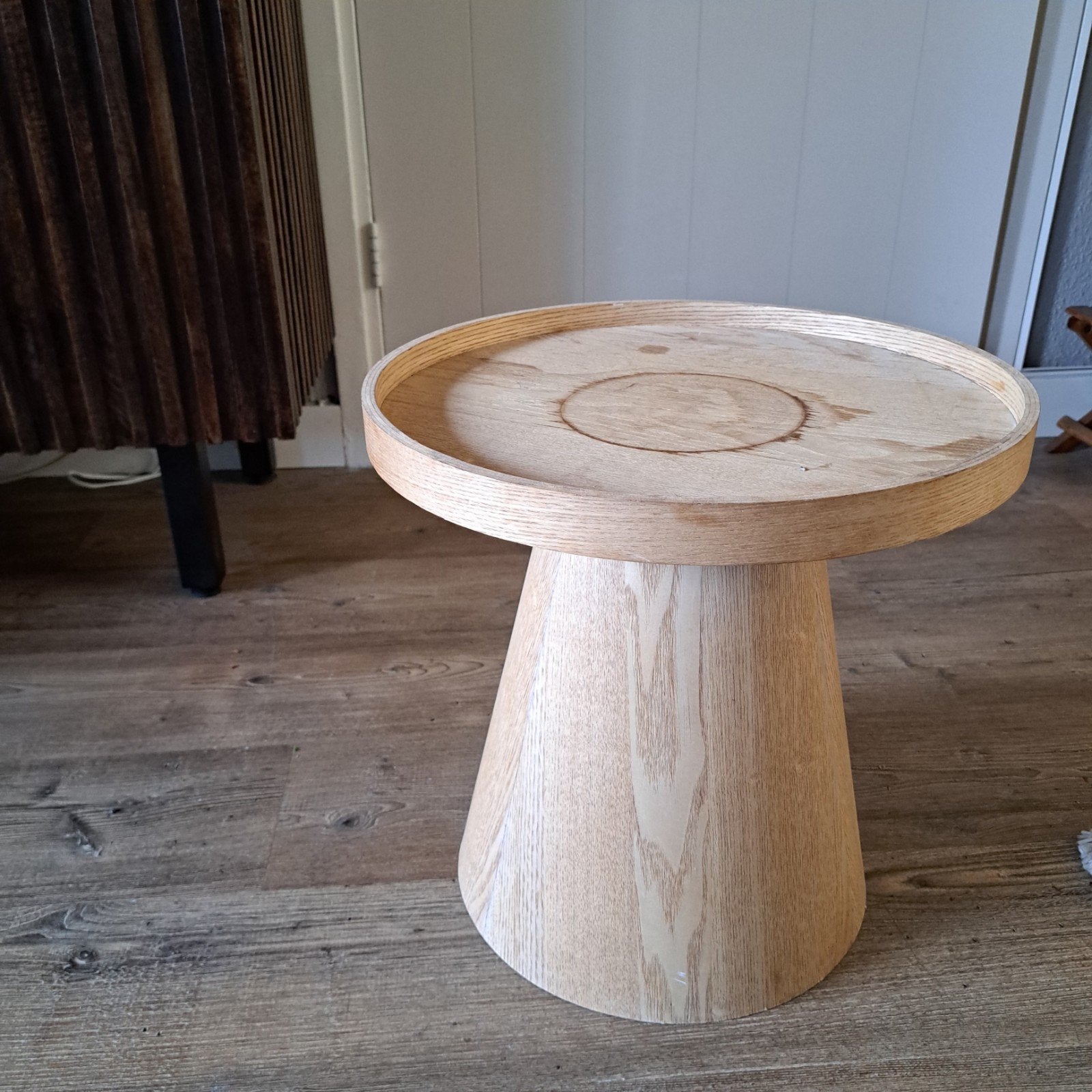 Bijzettafeltje van de xenos h38 x b 39 cm, Ophalen, Rond, Minder dan 55 cm, 45 tot 60 cm
