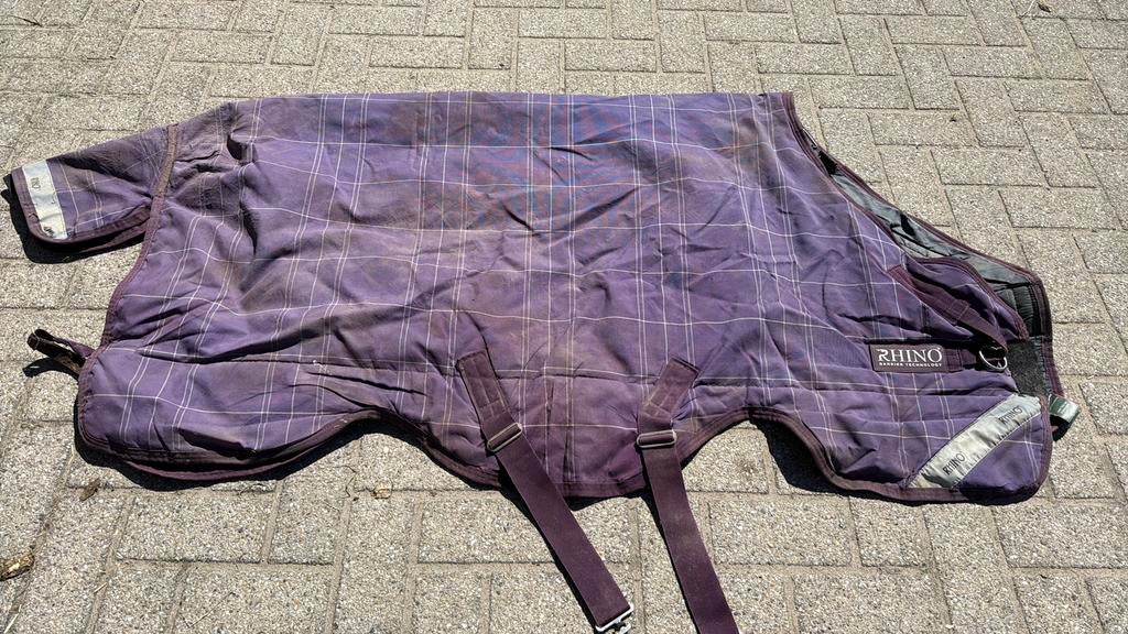 Horseware Rhino 5.0 winterdeken 250 gram, Gebruikt, 250 g, V-sluiting, Ophalen of Verzenden
