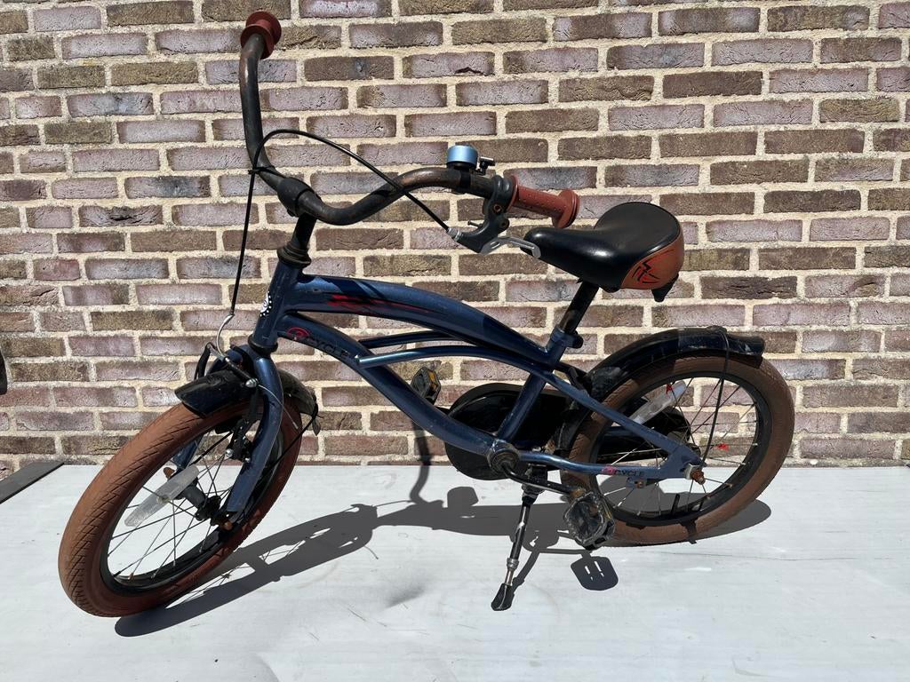 Kinderfiets fiets 16 inch, Ophalen, Terugtraprem, Zijwieltjes, 16 tot 20 inch