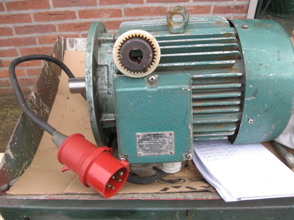 Elektro motor, Ophalen, Gebruikt, Elektromotor, 1400 tot 1800 rpm