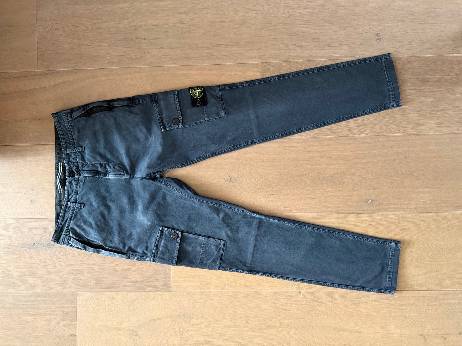 Stone Island Cargo Broek - W31, Ophalen of Verzenden, Gedragen, Maat 52/54 (L), Blauw