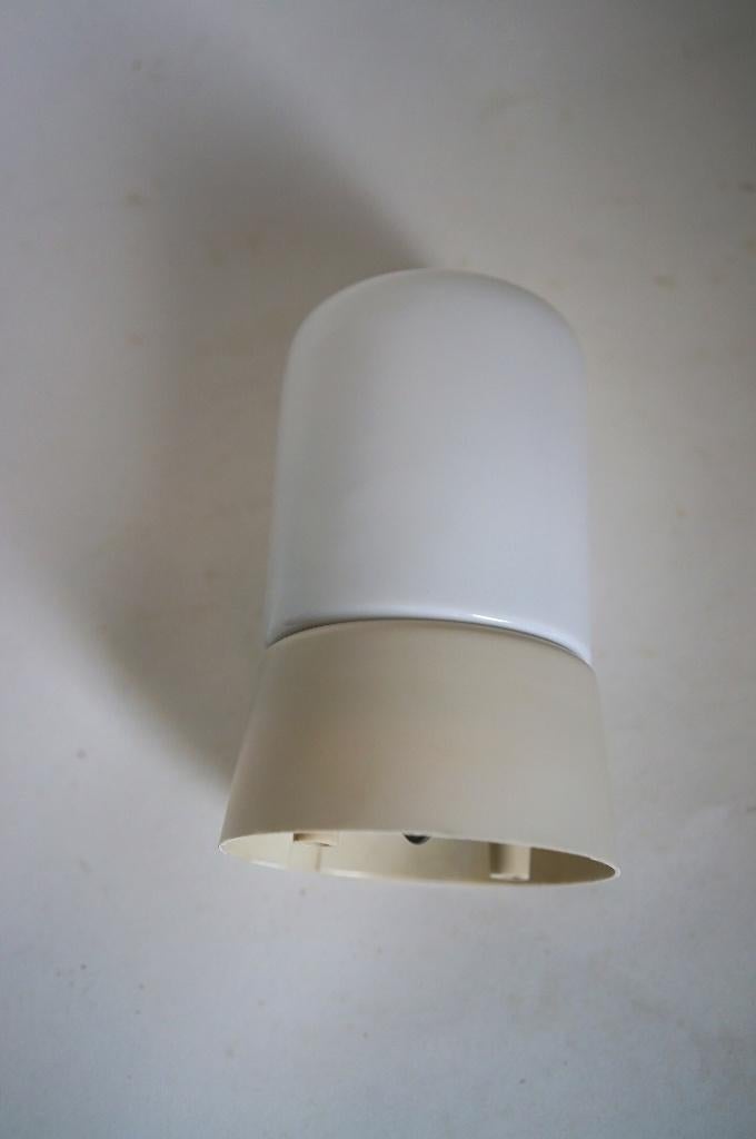 vintage design plafondlamp niko bakeliet glas plafonniere, Huis en Inrichting, Lampen | Plafondlampen, Ophalen of Verzenden, Gebruikt