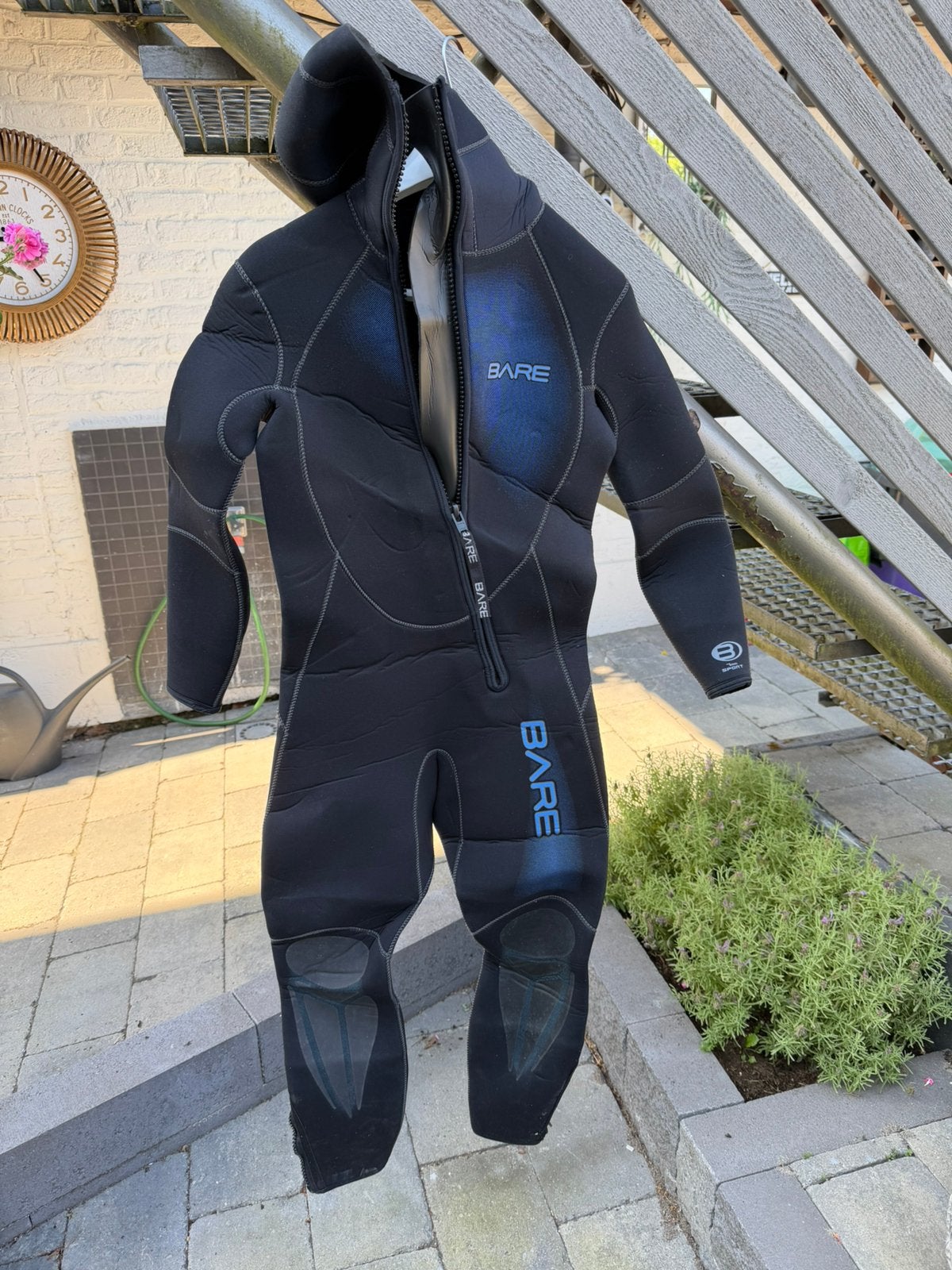 Bare maat S neopreen met muts, Ophalen, Zo goed als nieuw, Duikpak