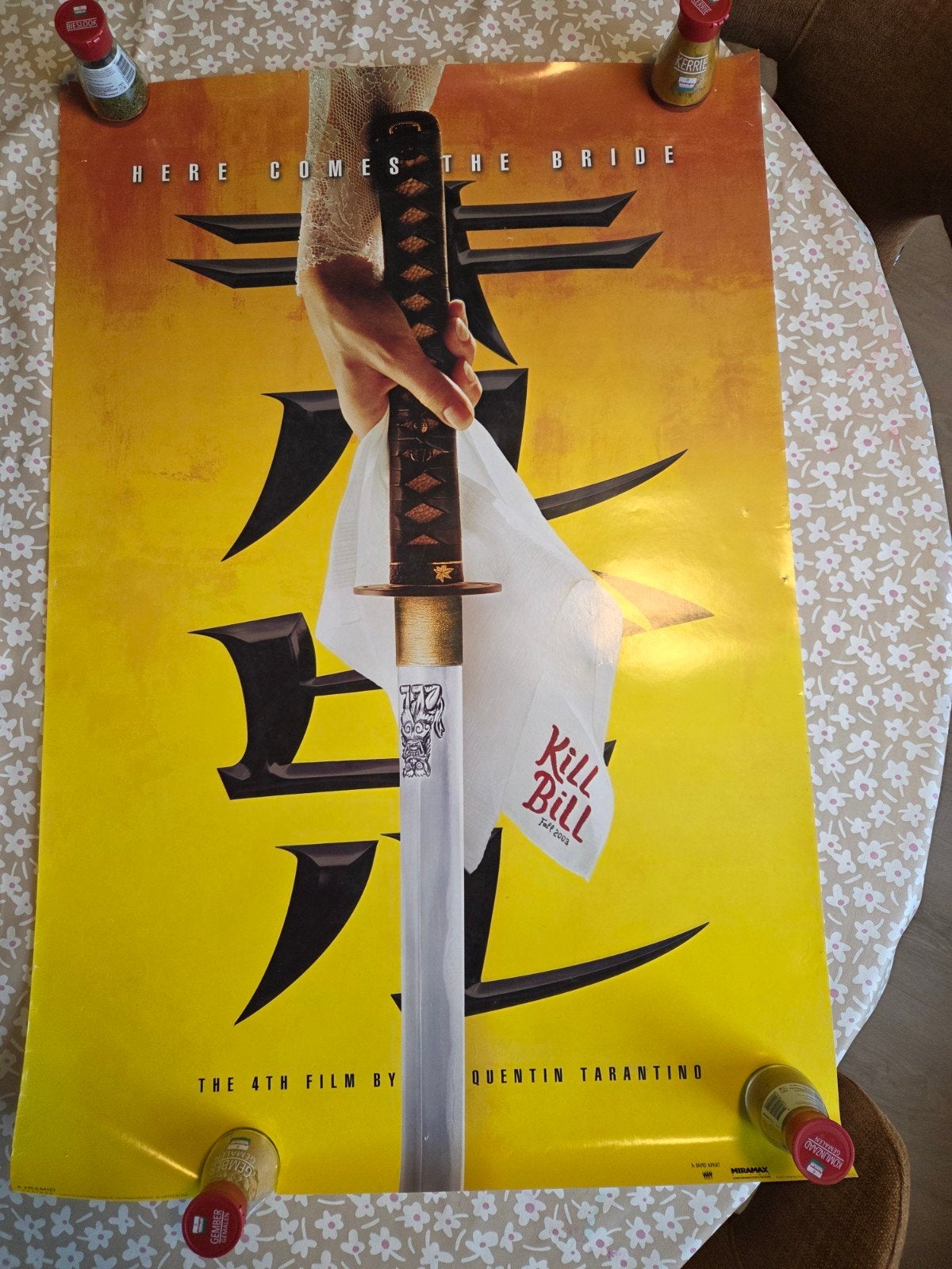 Kill Bill Filmposter quentin tarantino, Verzamelen, Posters, Ophalen of Verzenden