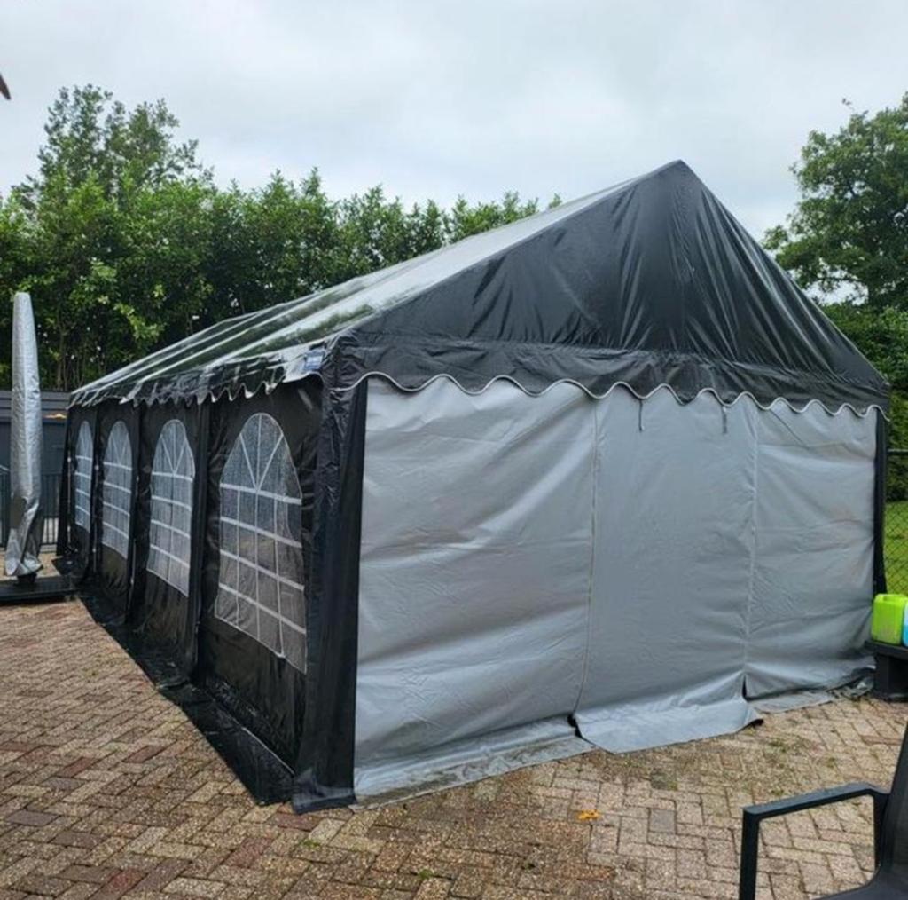 Partytent 4x8, Ophalen, Gebruikt, Minder dan 5 meter