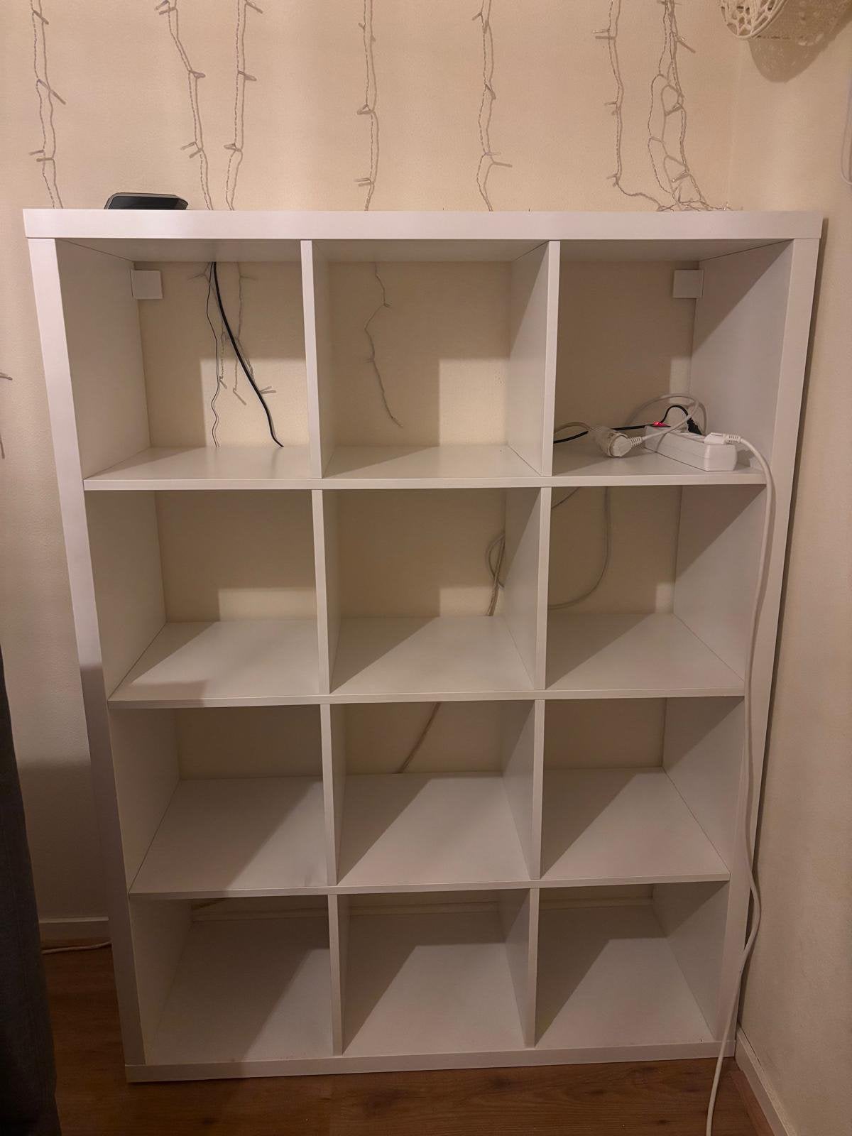 Ikea Kallax 12 vakken kast wit, Ophalen, Zo goed als nieuw, 25 tot 50 cm