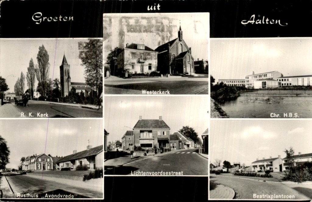 Aalten - Westerkerk - Ansichtkaart, Verzamelen, Ophalen of Verzenden, 1960 tot 1980, Gelopen, Gelderland