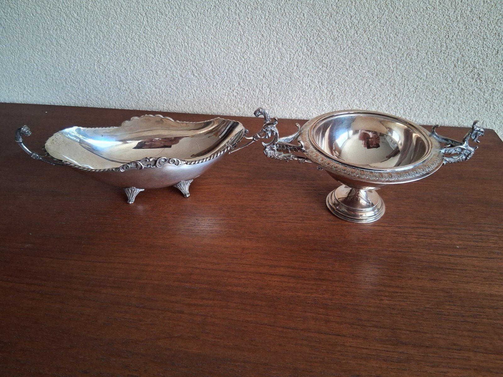 2 Zilveren schaaltjes, Ophalen of Verzenden