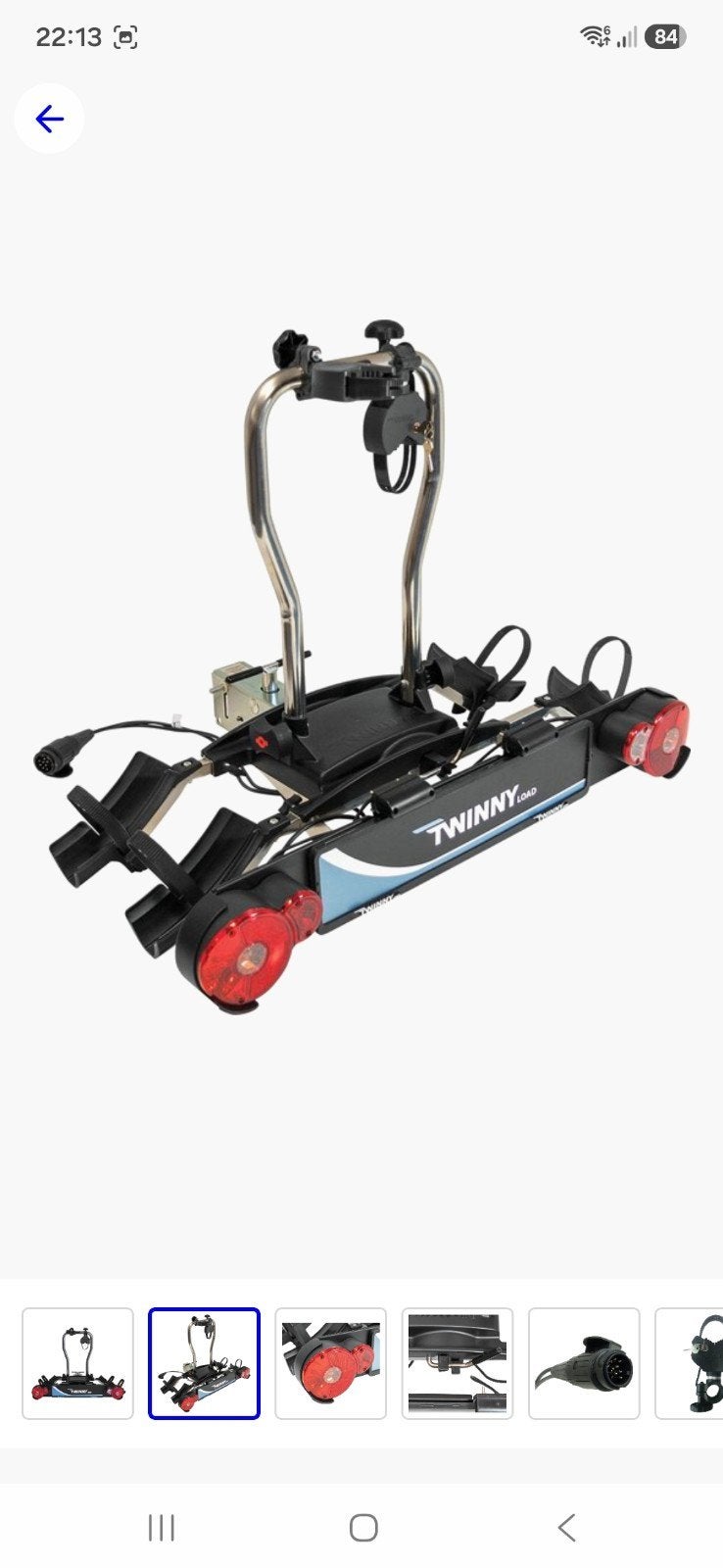 Twinny load e-carrier 2, Auto diversen, Fietsendragers, Zo goed als nieuw, Trekhaakdrager, 2 fietsen, Elektrische fiets, Ophalen