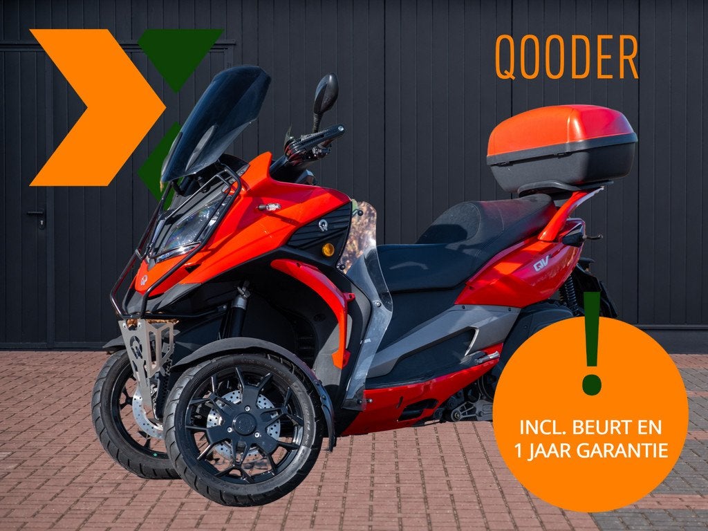 Quadro QV3 Qooder | Topkoffer | Donker windscherm | Valbeuge, Scooter, Quadro, 12 t/m 35 kW, 346 cc
