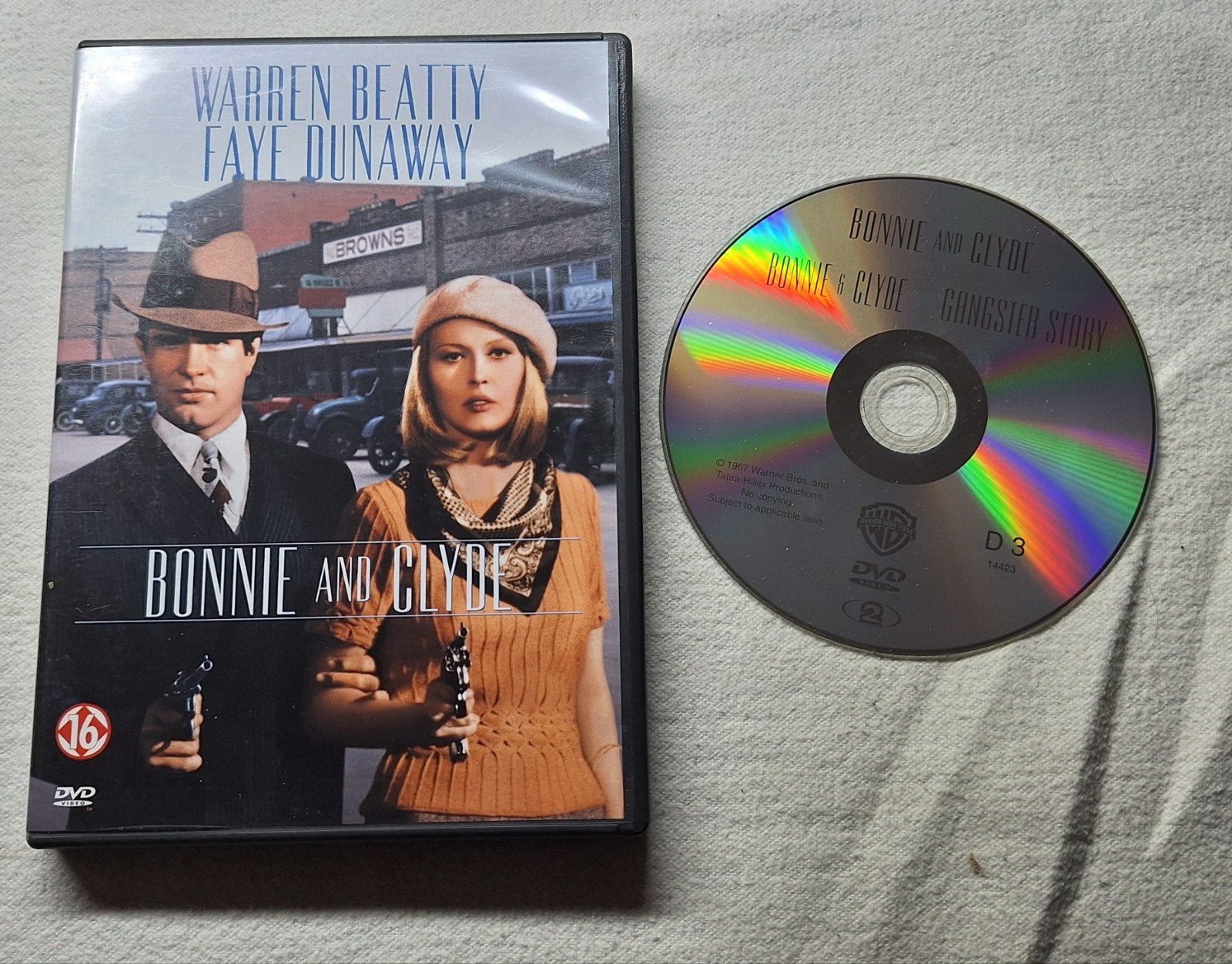 Bonnie and Clyde (1967, Penn ) met Beatty, Dunaway, Cd's en Dvd's, 1960 tot 1980, Engels, Vanaf 16 jaar, Nederlands
