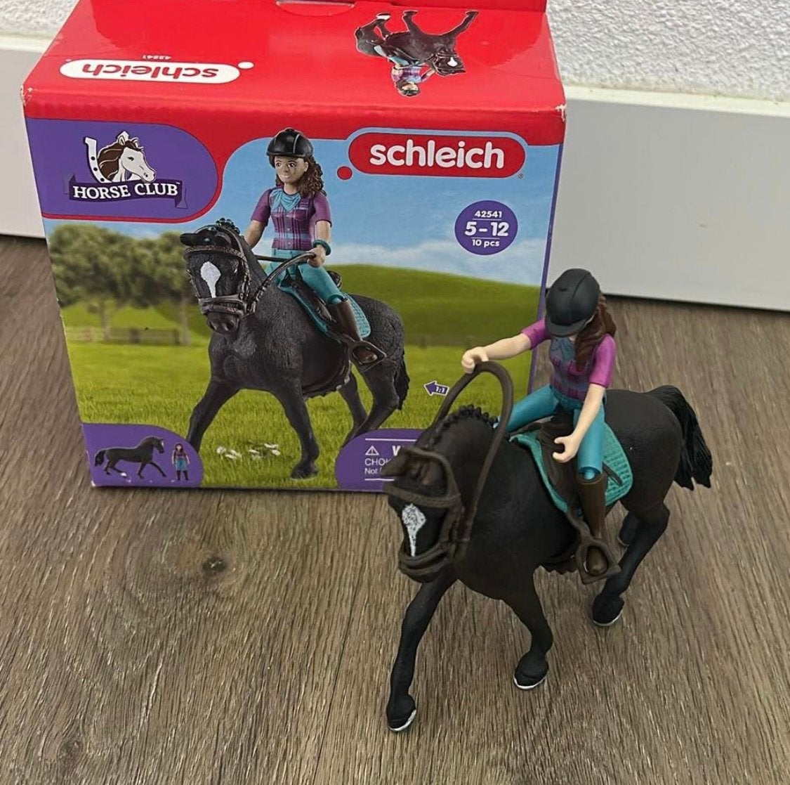 schleich HORSE CLUB Lisa en Storm 42541 zgan, Ophalen of Verzenden, Zo goed als nieuw, Jongen of Meisje