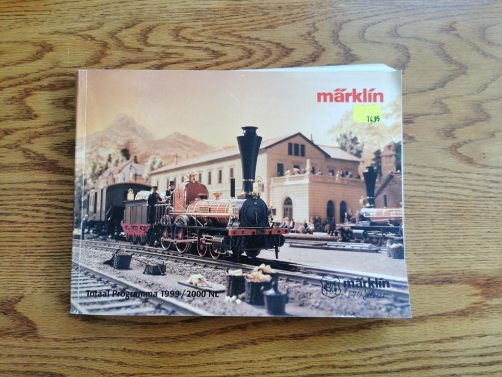 Märklin Totaal Programma 1999/2000 NL Catalogus, Wisselstroom, Zo goed als nieuw, Analoog, Märklin