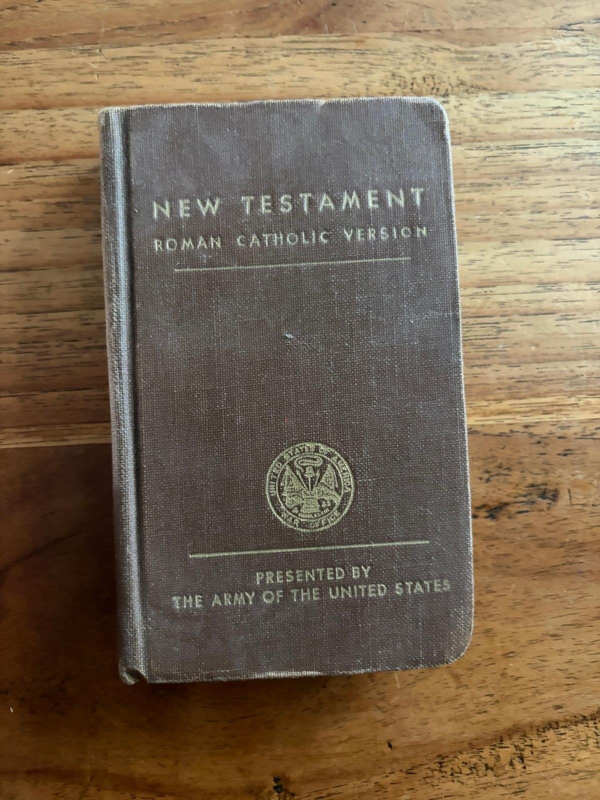 WWII US Army Zakbijbel Nieuwe Testament (Rooms-Katholiek), Verzamelen, Ophalen of Verzenden