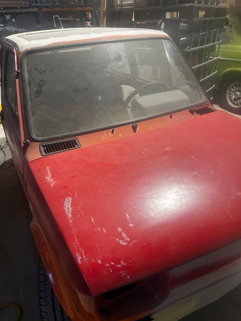 Project fiat 125 met aangepaste motor, Ophalen, Voor, Nieuw, Fiat