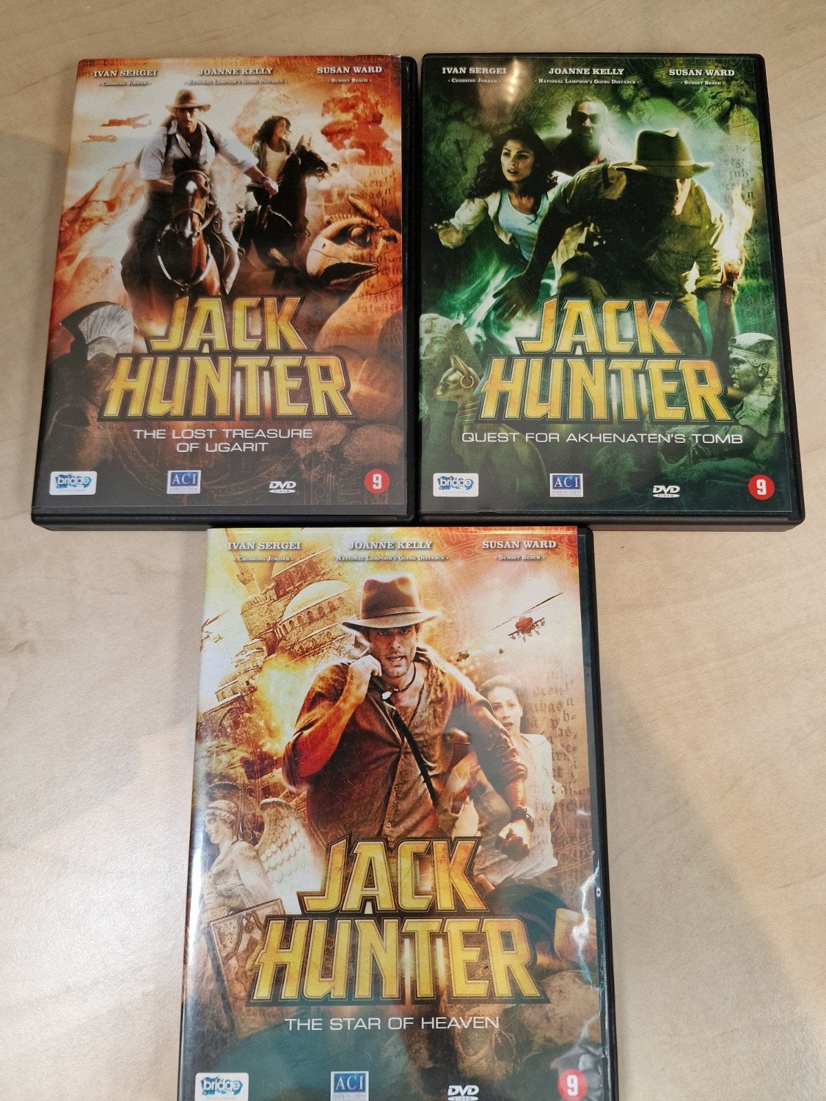 Jack Hunter DVD Trilogie - Actie & Avontuur, Gebruikt, Vanaf 9 jaar, Actie, Ophalen of Verzenden